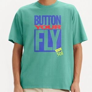 Levi's Vintage  “Button Your Fly Graphic T-Shirt Men’s Size L